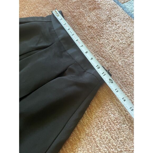 EXPRESS Black A-Line Midi SKIRT with Sheer Panel Details Size XS NWOT - Picture 6 of 10